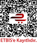 ETBİS'e kayıtlıdır - Elektronik Ticaret Bilgi Sistemi doğrulama karekodu