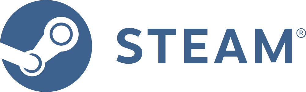 Steam logo new blue